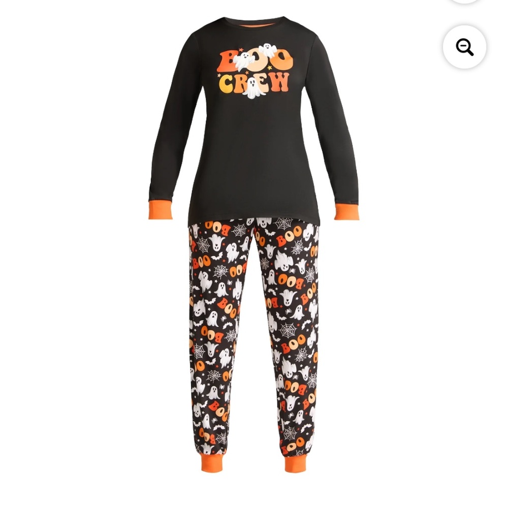 Way to Celebrate Women’s Ghosts 2 PC Pajama Set Size XL - Picture 4 of 6